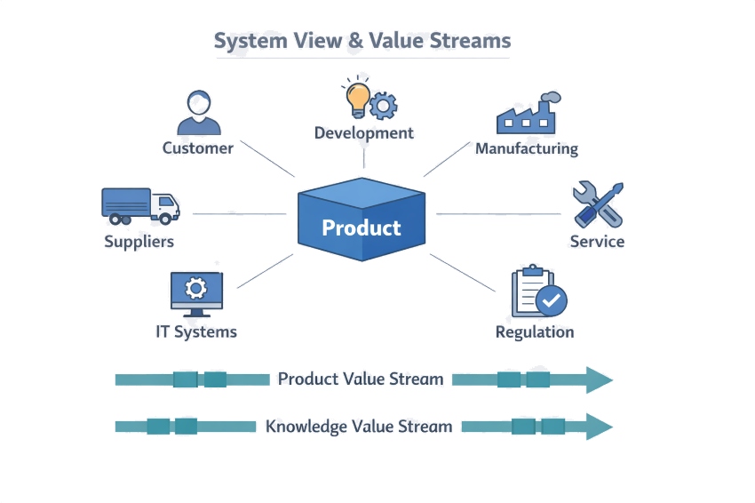 Mapping Product and Knowledge Value Streams