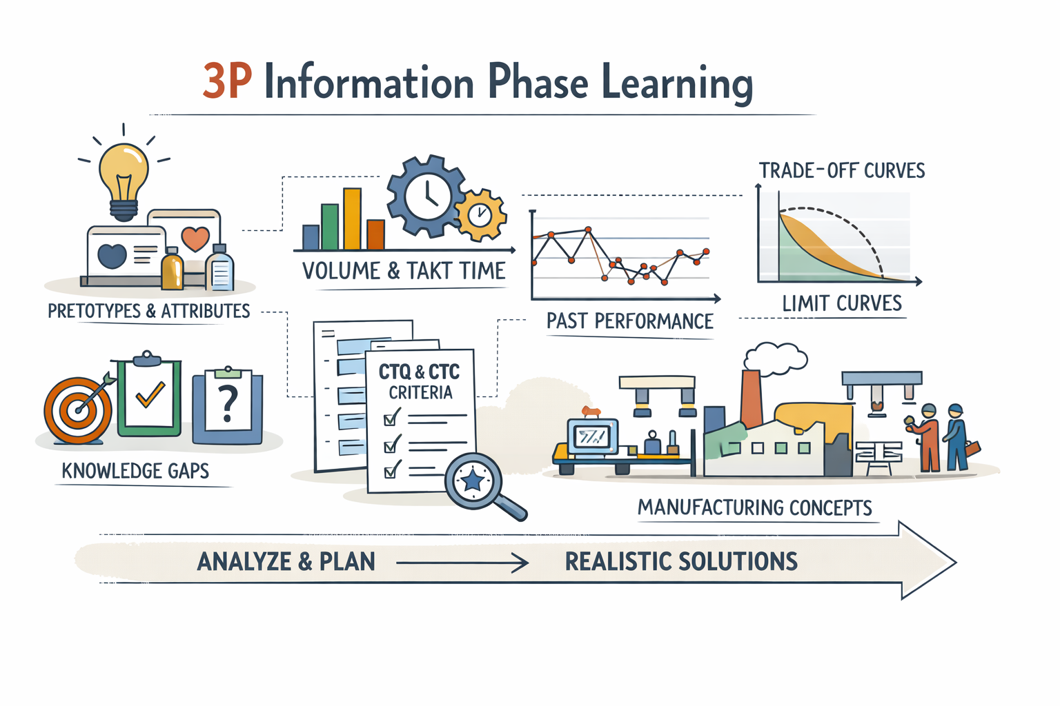 Early learning feeding the 3P Information phase