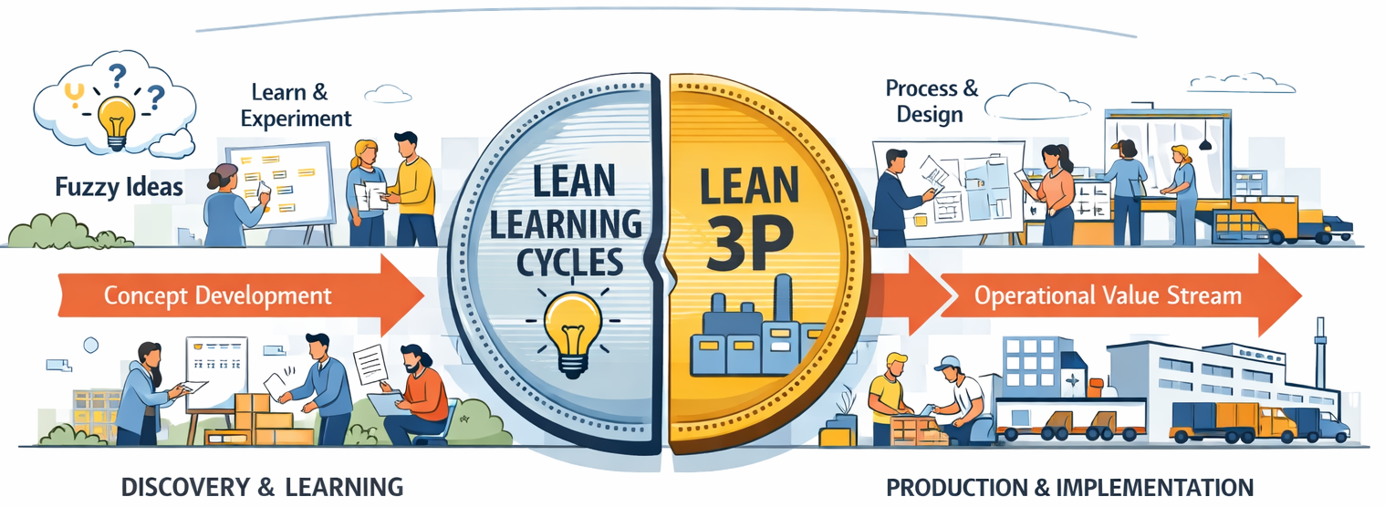 From Learning Cycles to Lean 3P