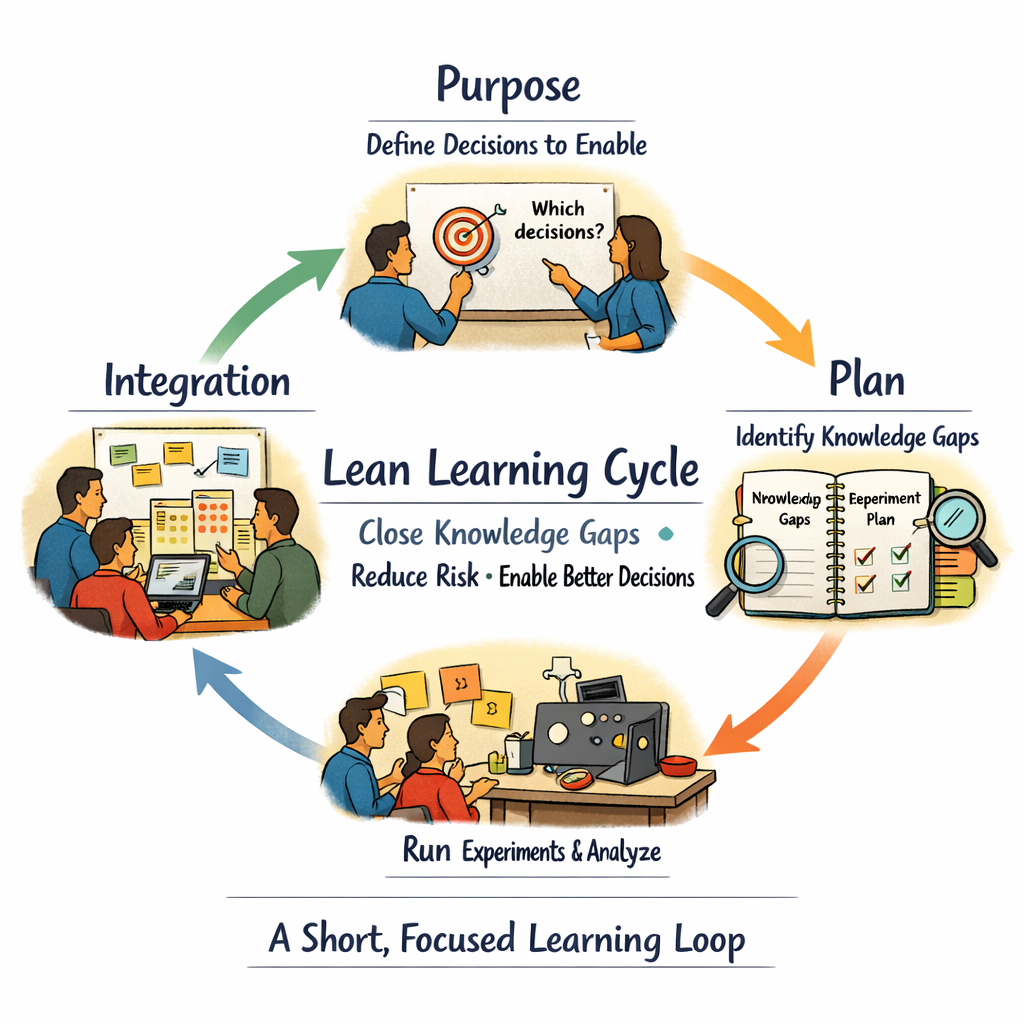 Short focused learning loop cadence