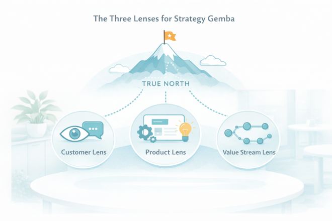 Three Lenses for Strategy Gemba