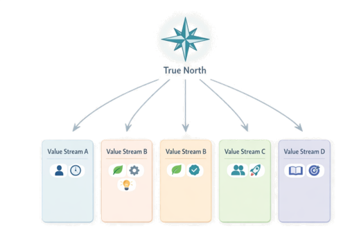 From True North to Value Streams